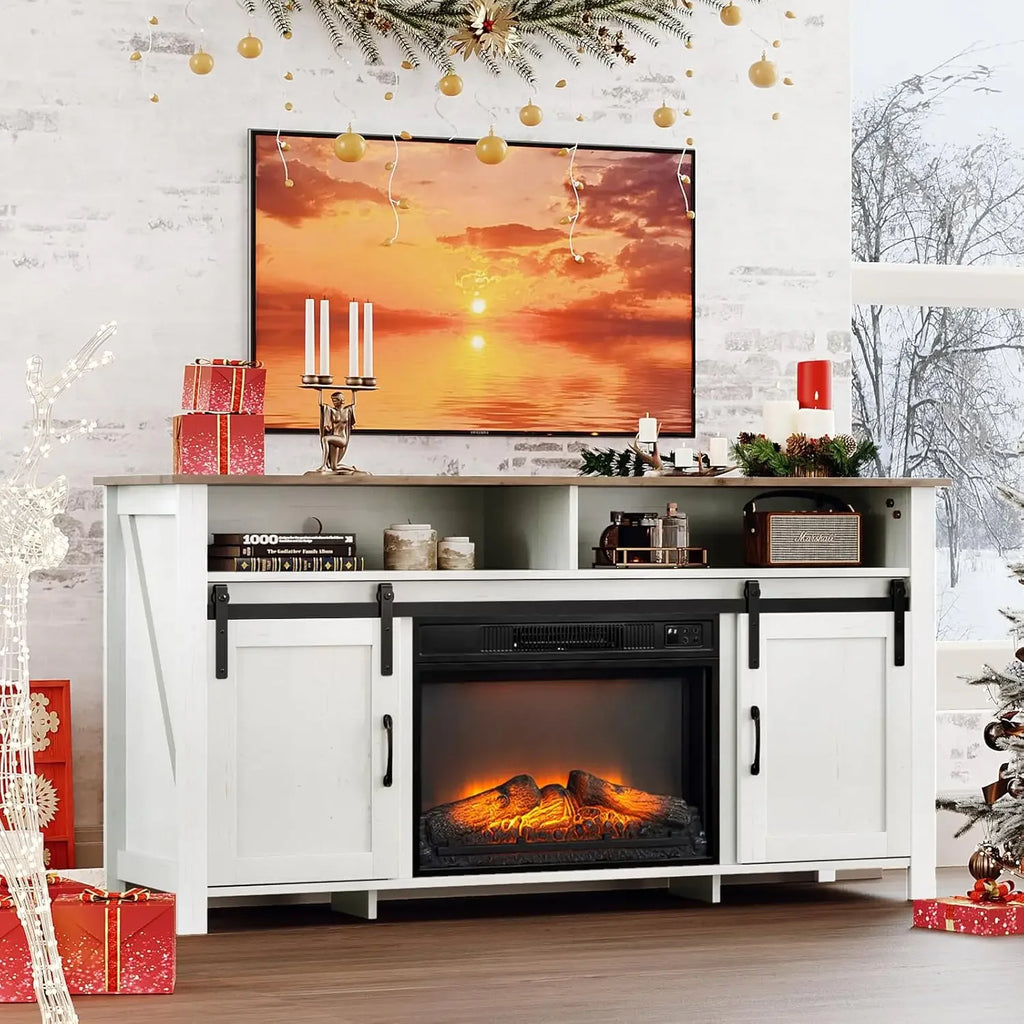 Entertainment Center w/Fireplace