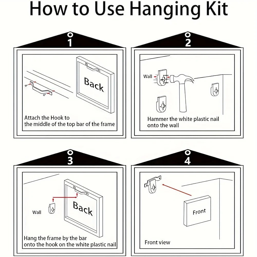pine frame w/floral petal + leaf design