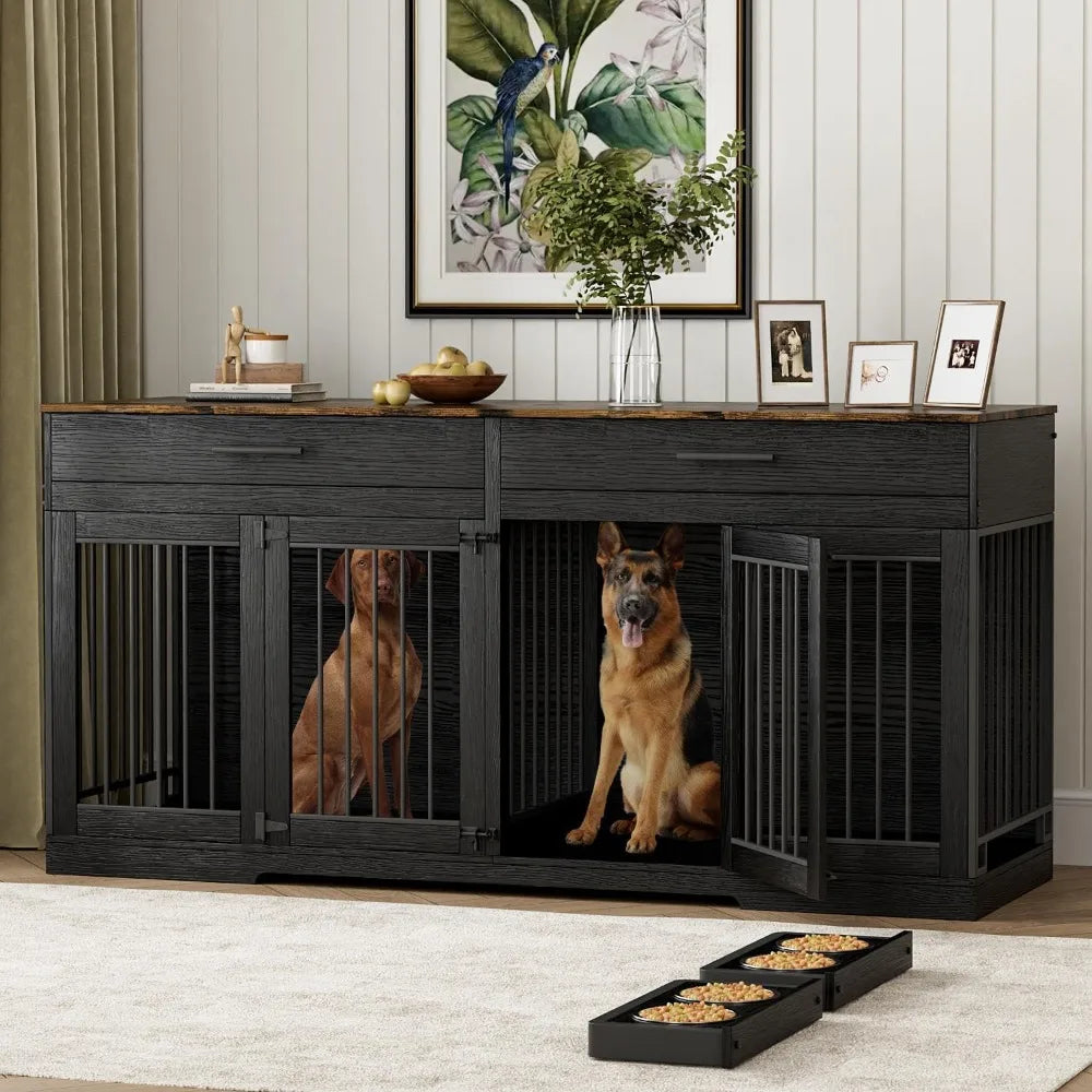 Large Wooden Dog Crate