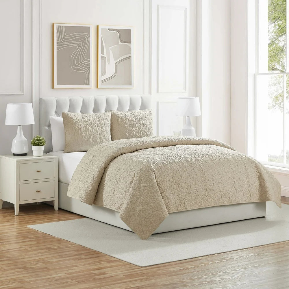 3-Piece King Quilt Set Lightweight