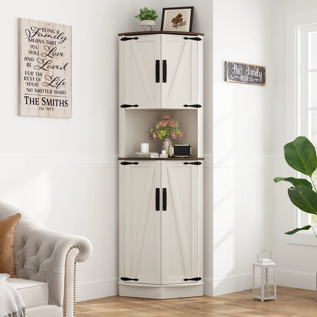 Bathroom Tall Cabinet with Doors