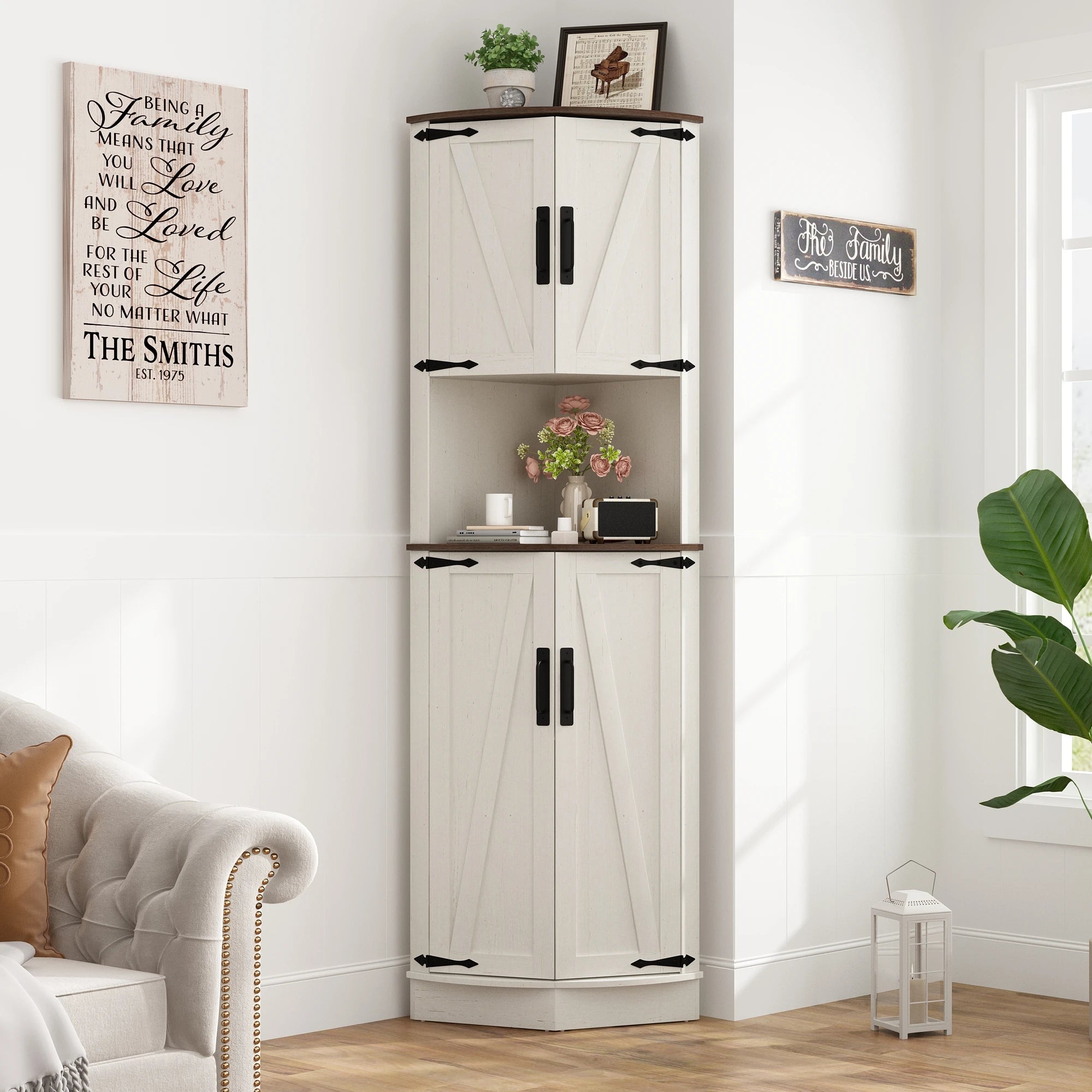 Bathroom Tall Cabinet with Doors