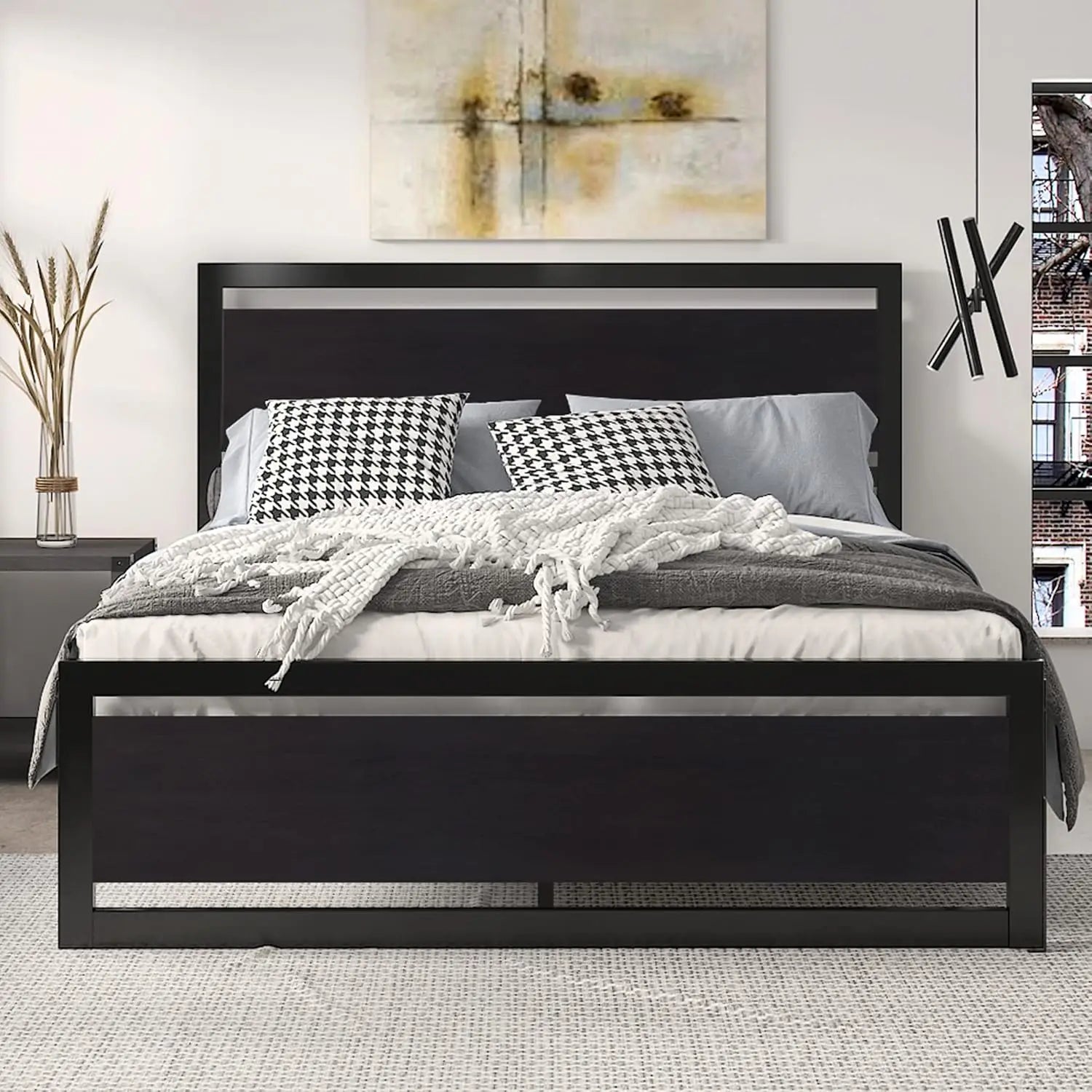 Queen Size Metal Bed Frame