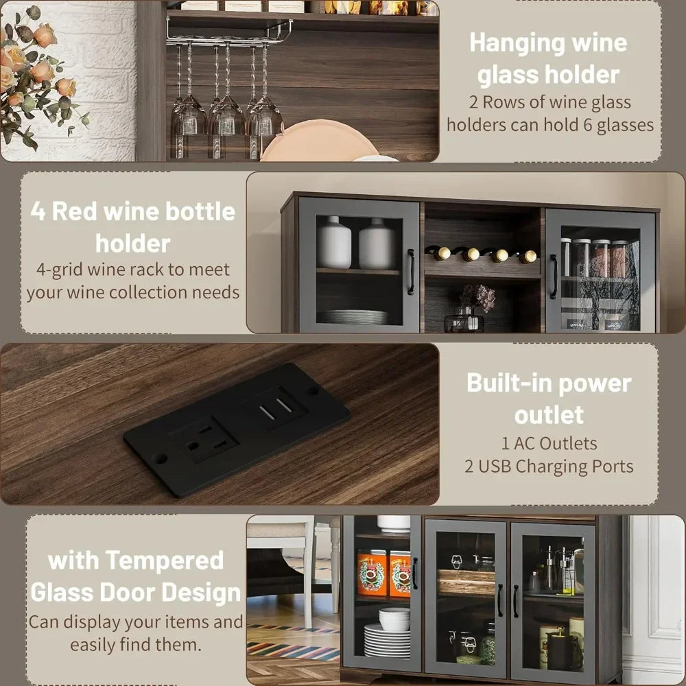 Tall Cabinet with Charging Station