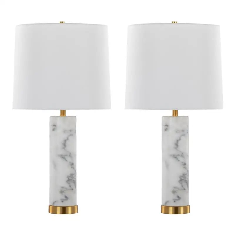 Set of 2 Contemporary Lamps