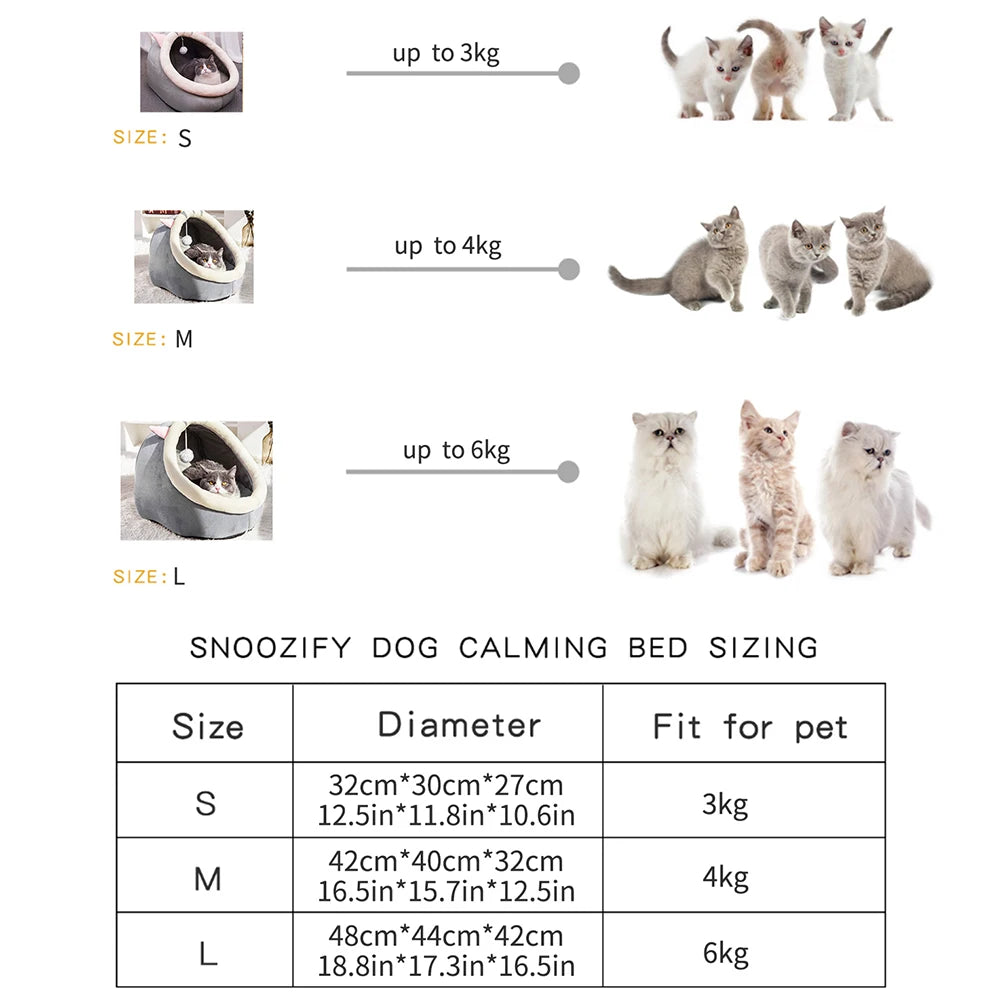 Warm Cute Comfortable Cat Bed