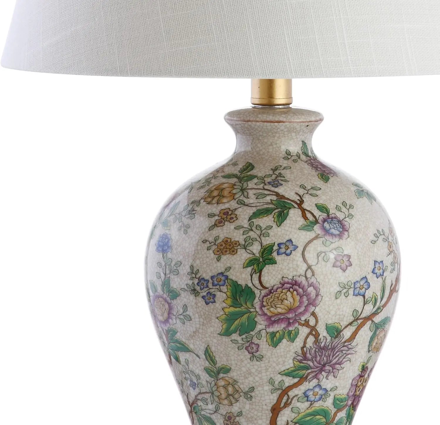 24" Floral LED Table Lamp