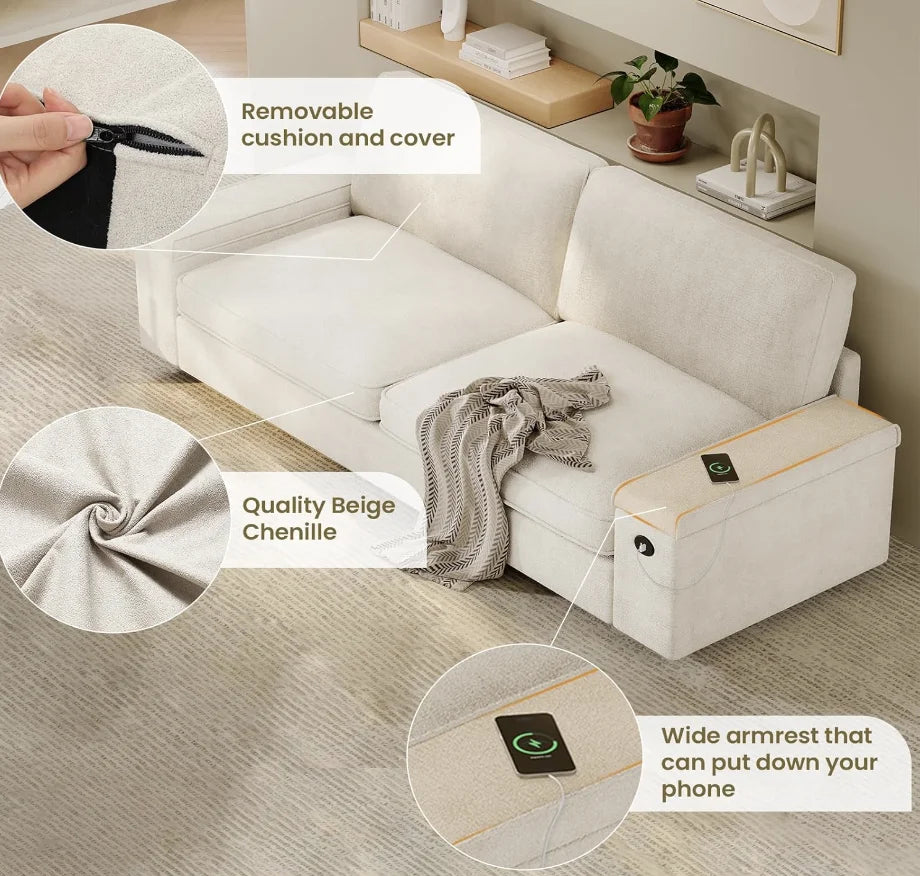 Comfy Couch w/Extra Deep Seats