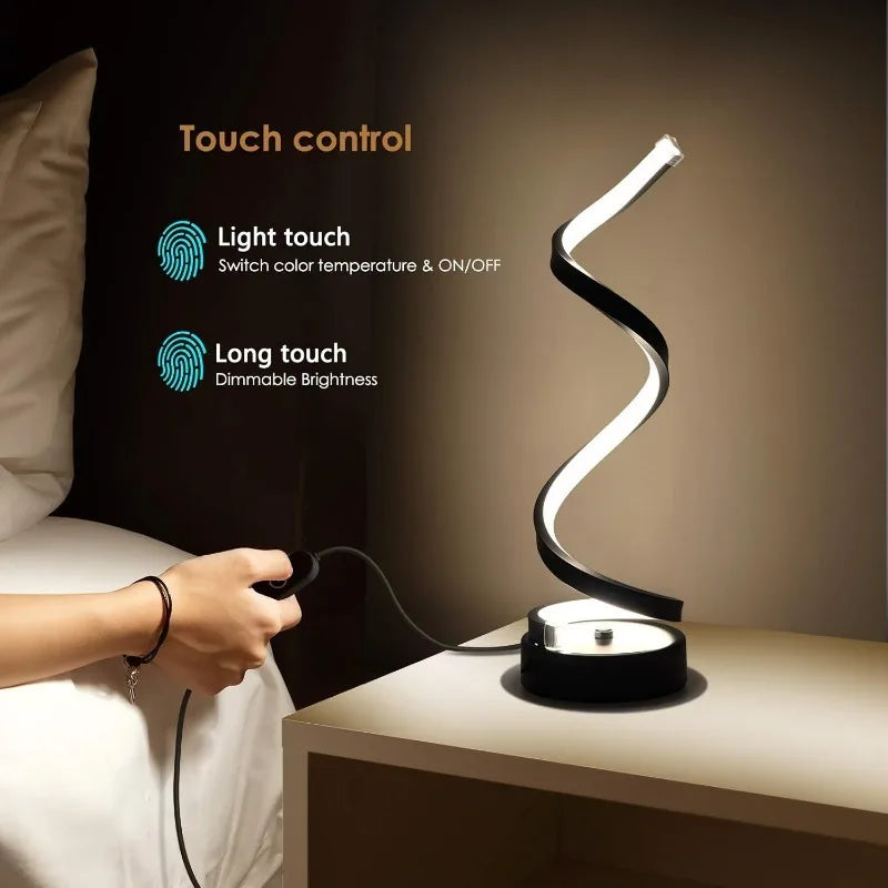 Creative Spiral LED Table Lamp