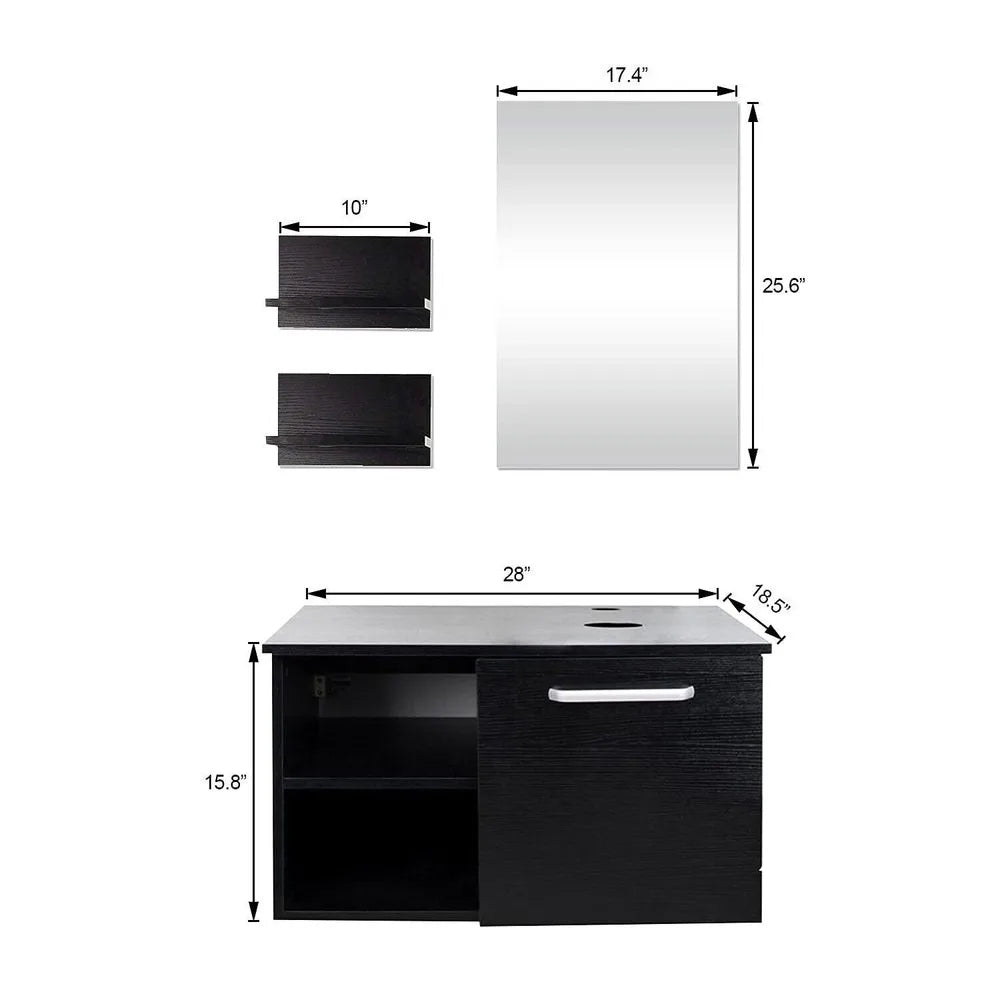 Bathroom Vanity Black Cabinet