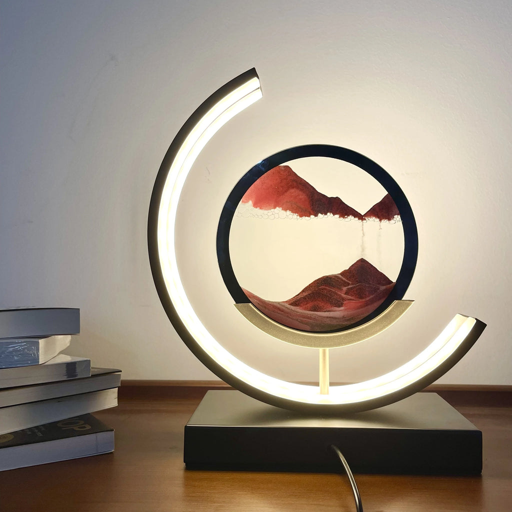 3D Sand Lamp Round Lamp