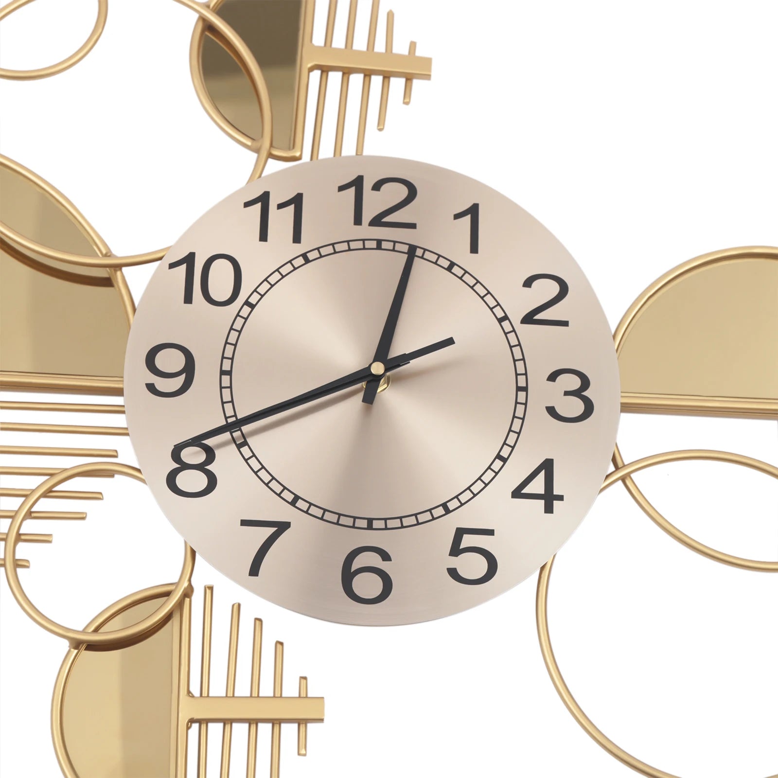 Metal Wall Battery Clock