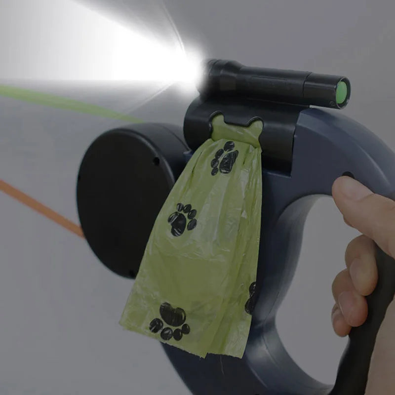 2 Head Auto retractable Dog leash