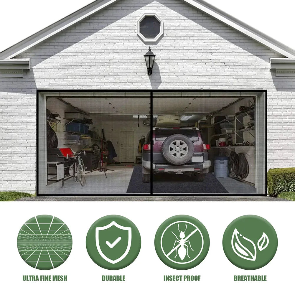 Retractable Garage Door Curtain