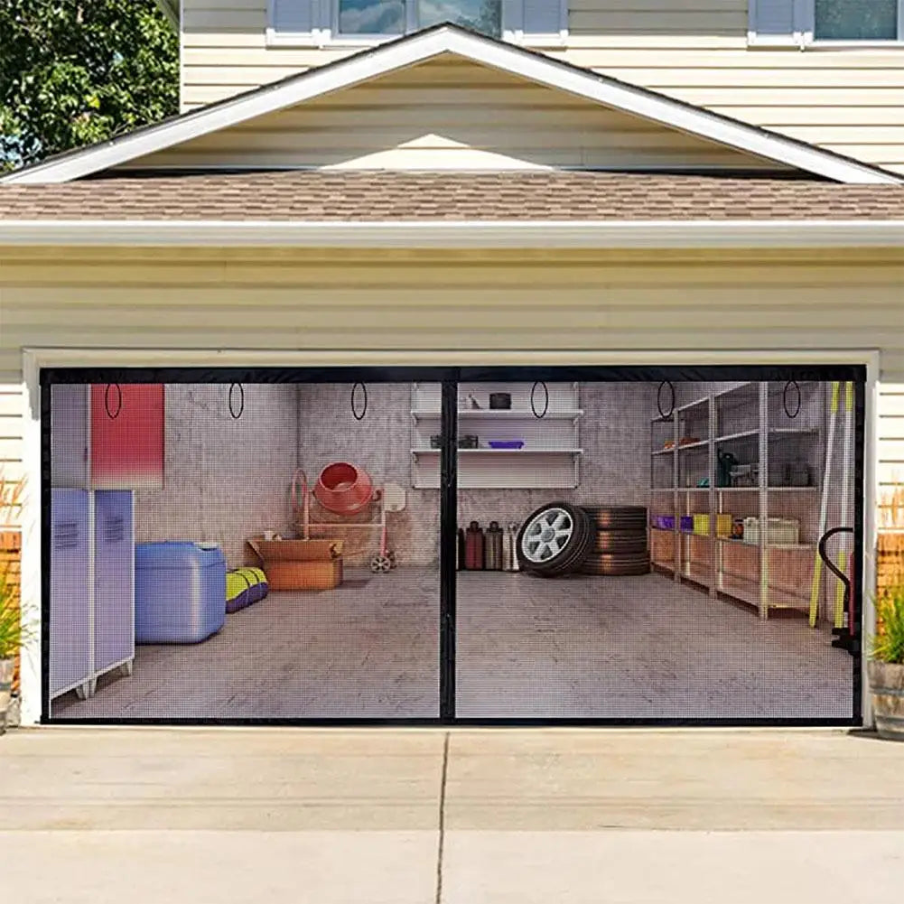 Retractable Garage Door Curtain