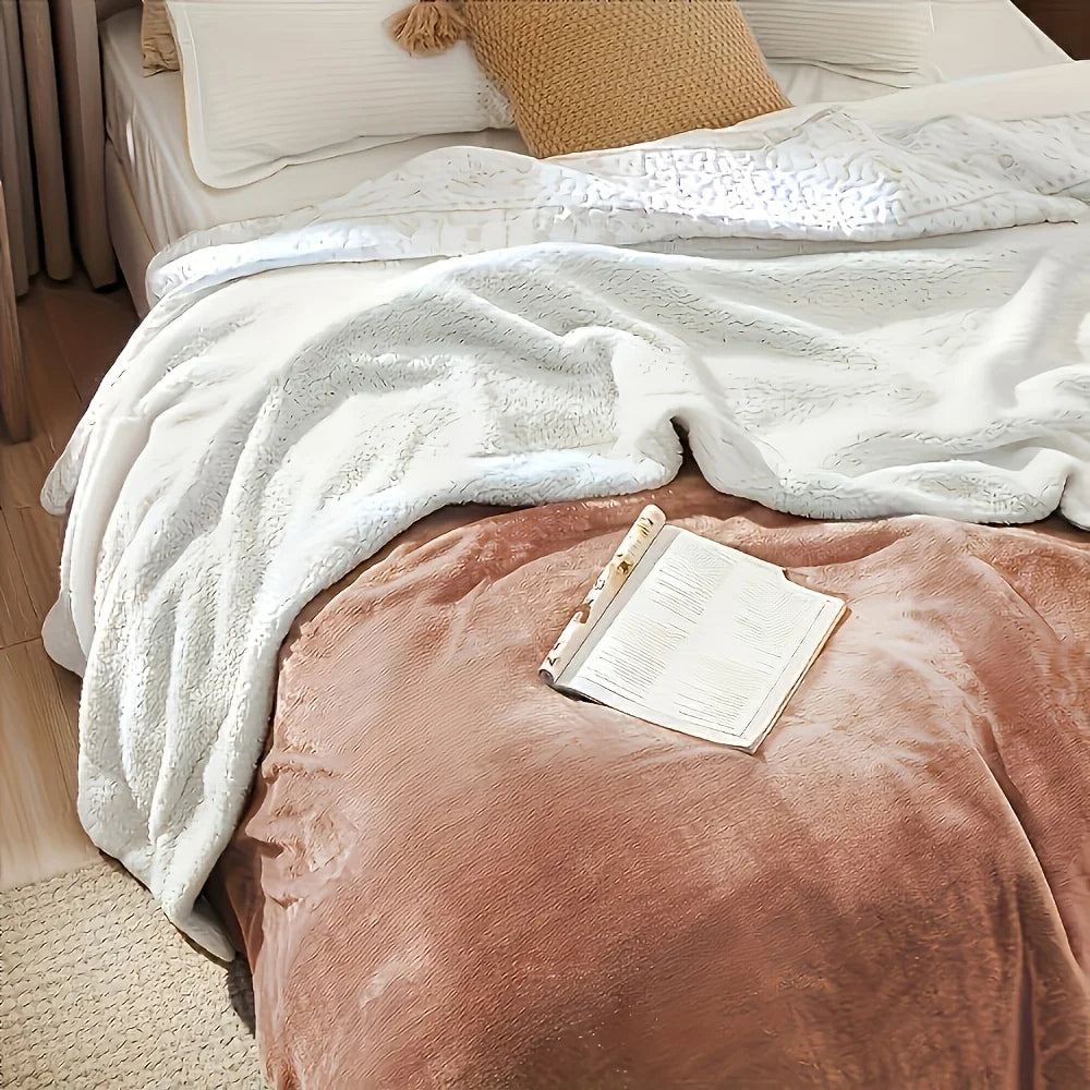 Twin Size Fleece Bed Blanket