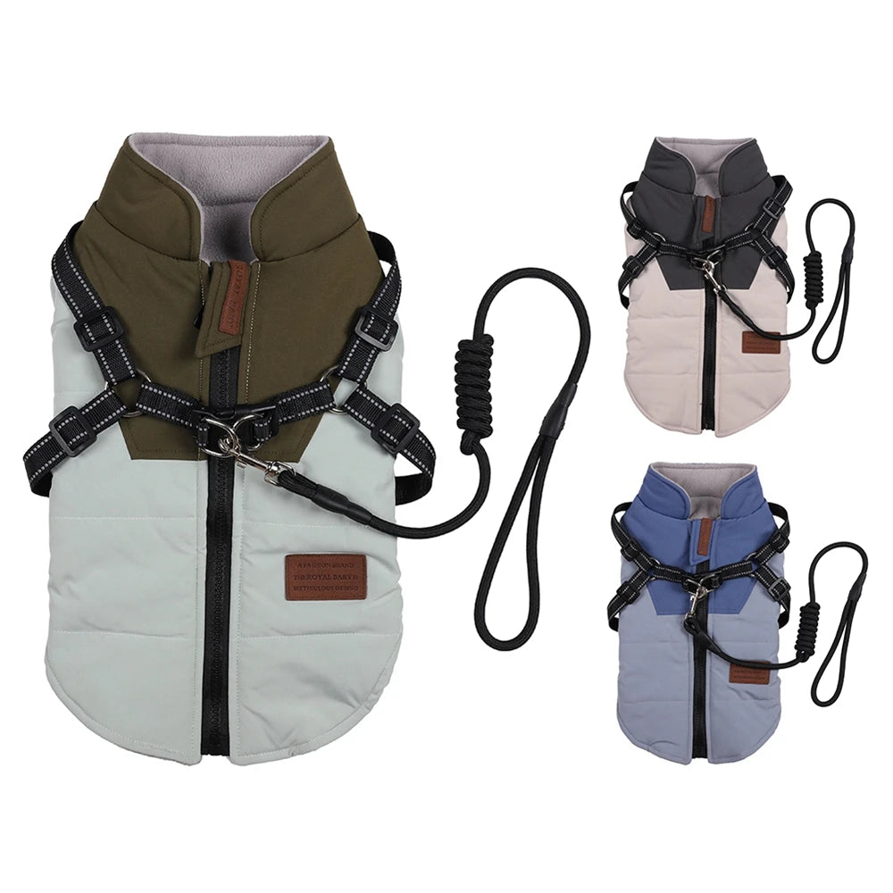 Dog Jacket With Harness