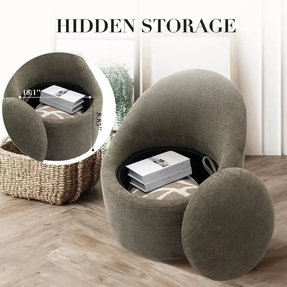 Green  Swivel Chair