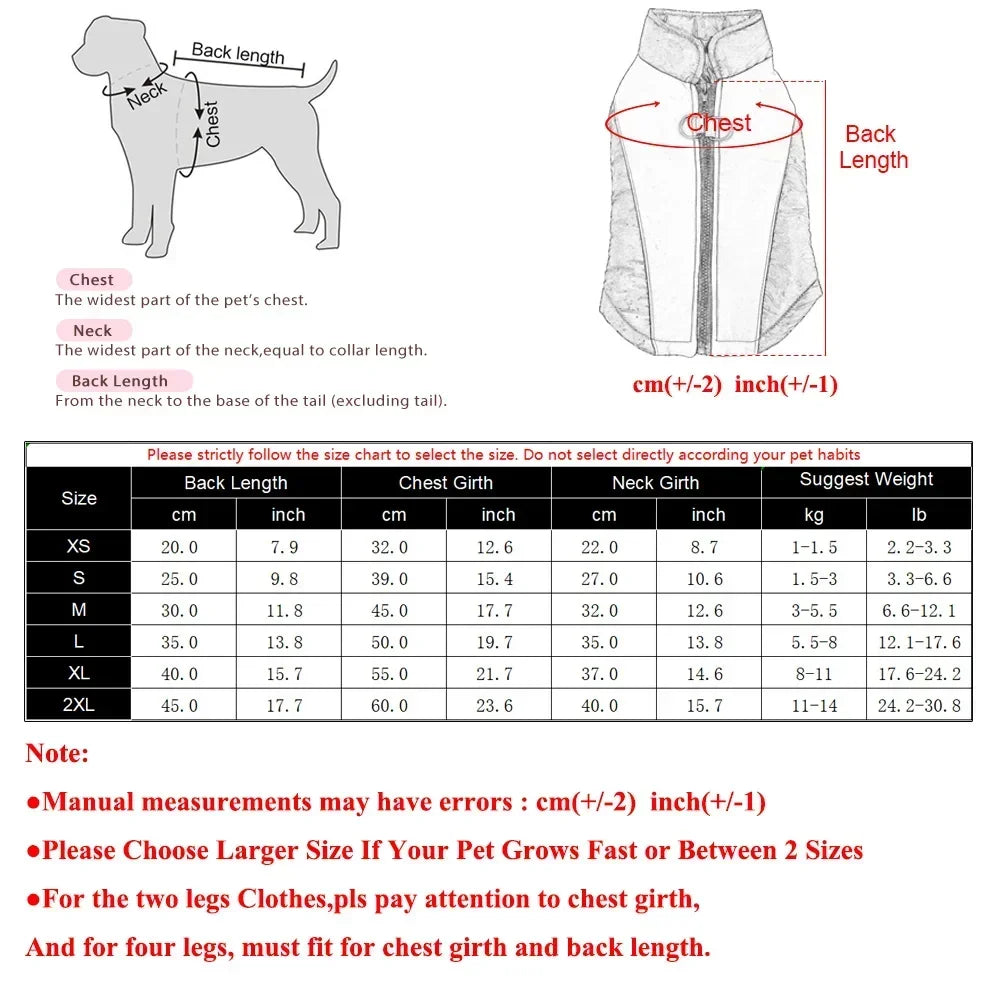 Windproof Clothes Dogs/Cats