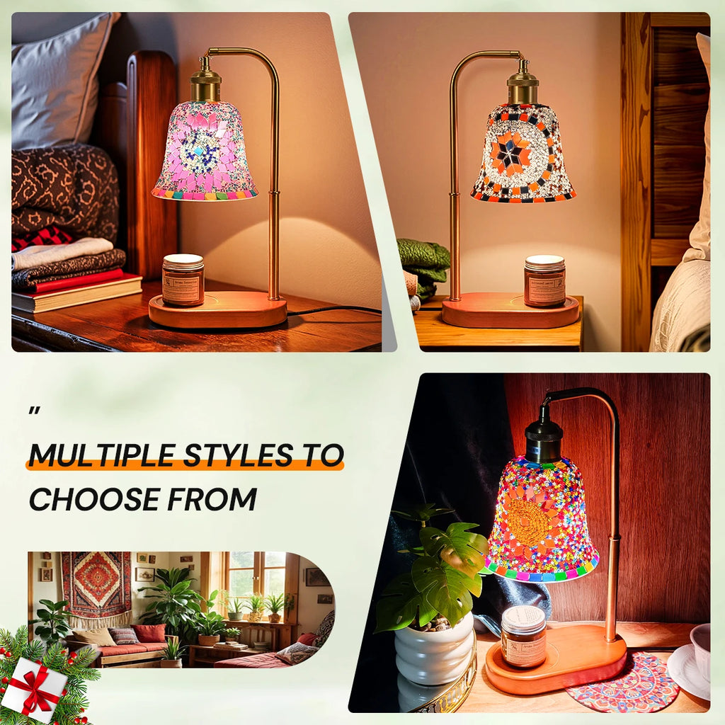 Bohemian style bedside lamp