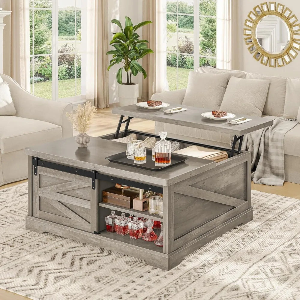 Lift Top Coffee Table with Storage