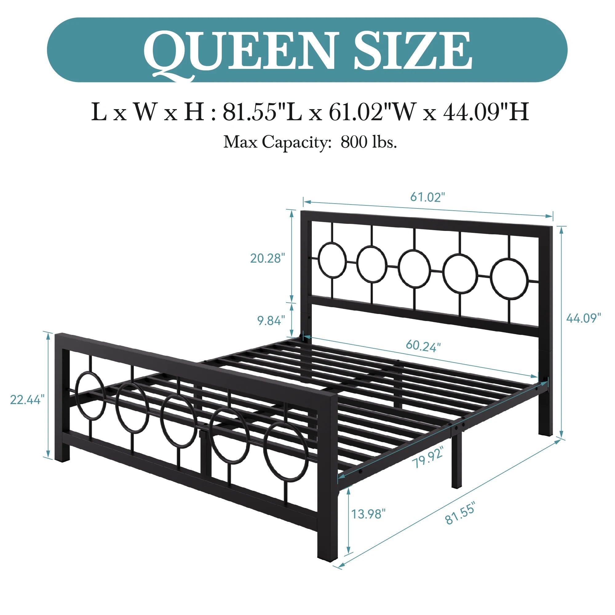 Metal Platform Bed Frame