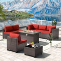 Patio Set with Propane Fire Pit
