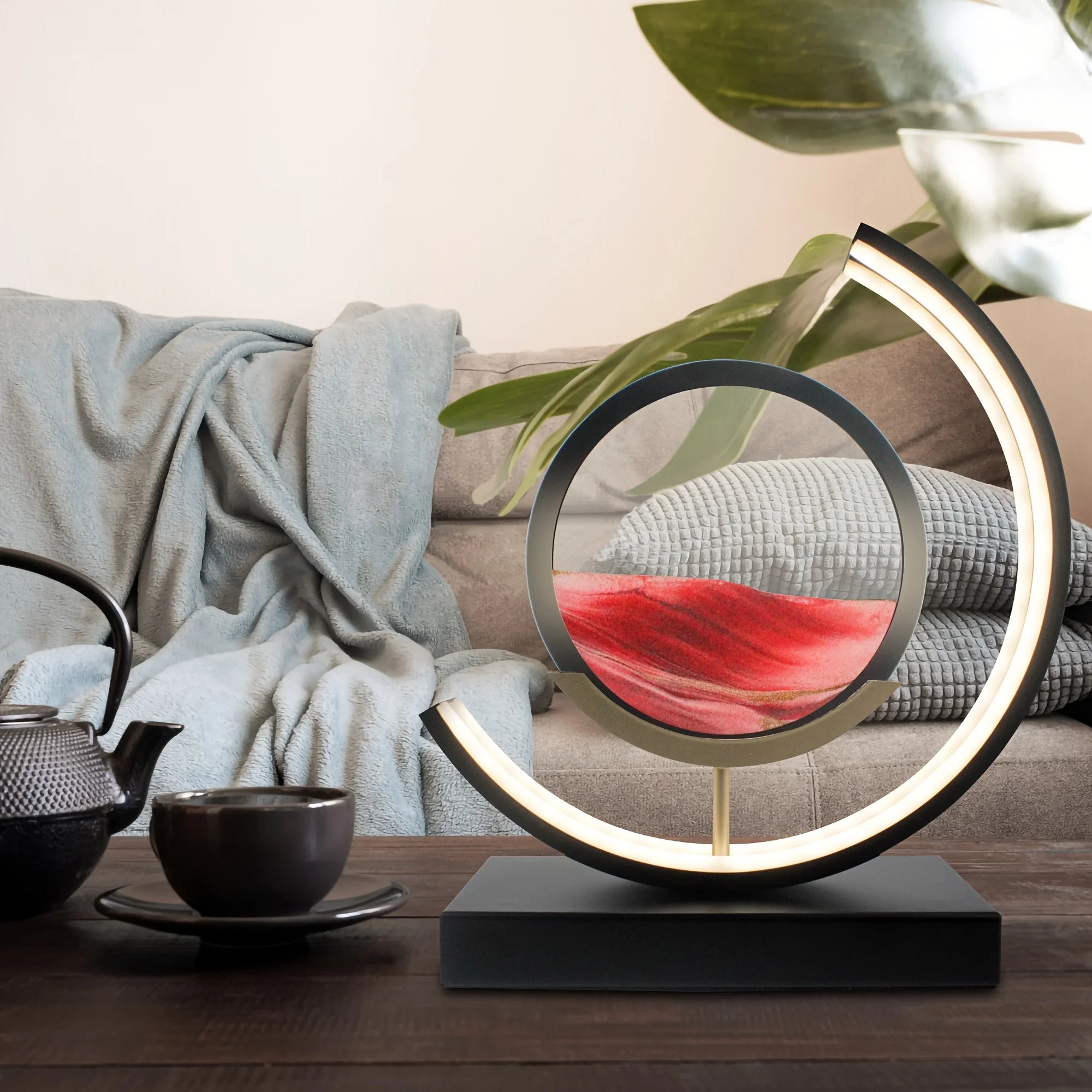 3D Sand Lamp Round Lamp