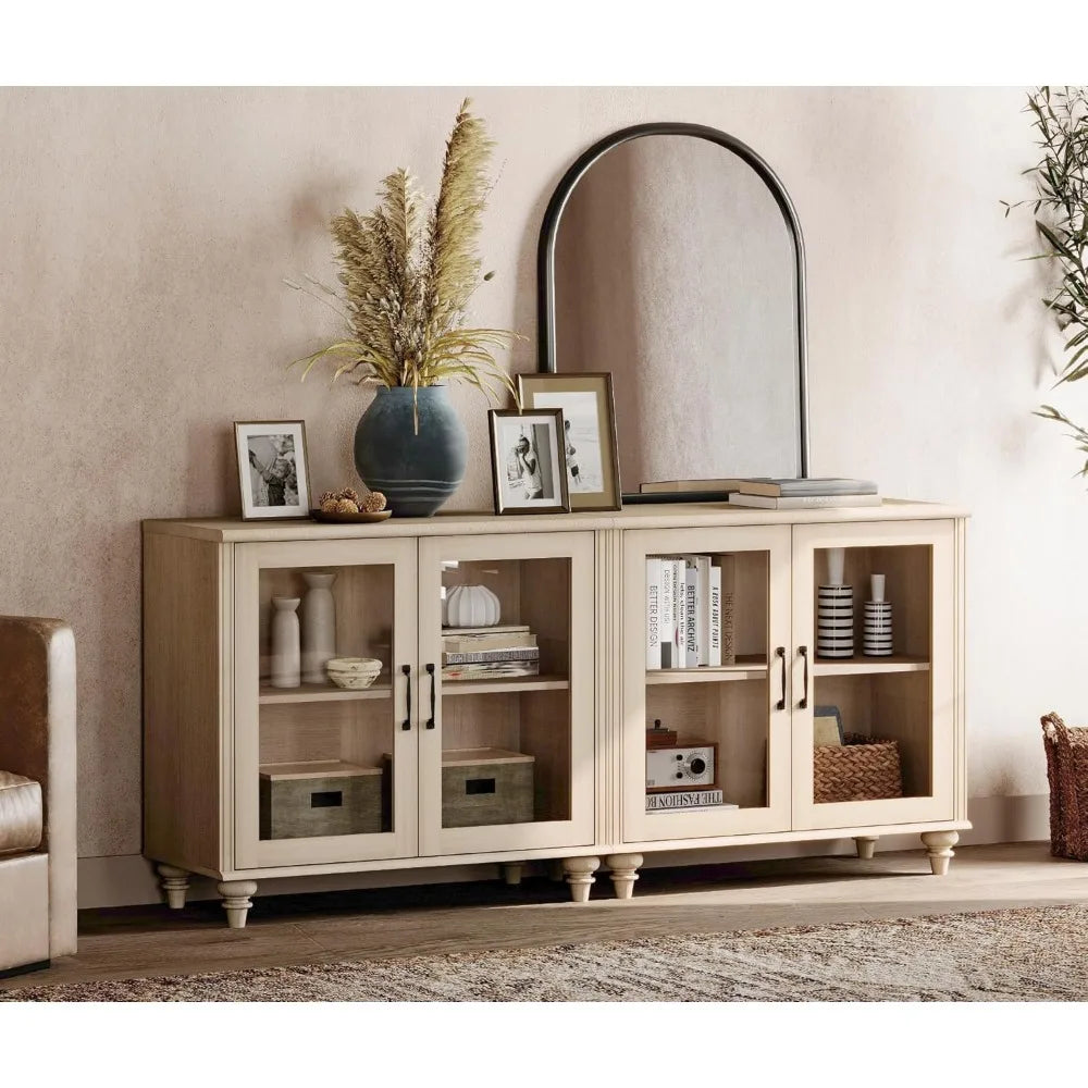 Buffet Cabinet w/Glass Doors