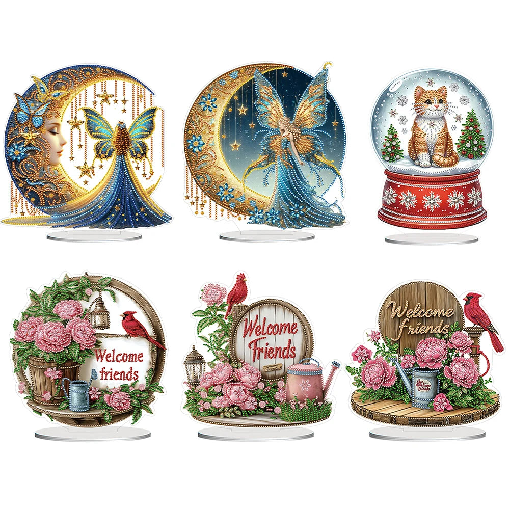 DYI Diamond Painting Desktop Decorations