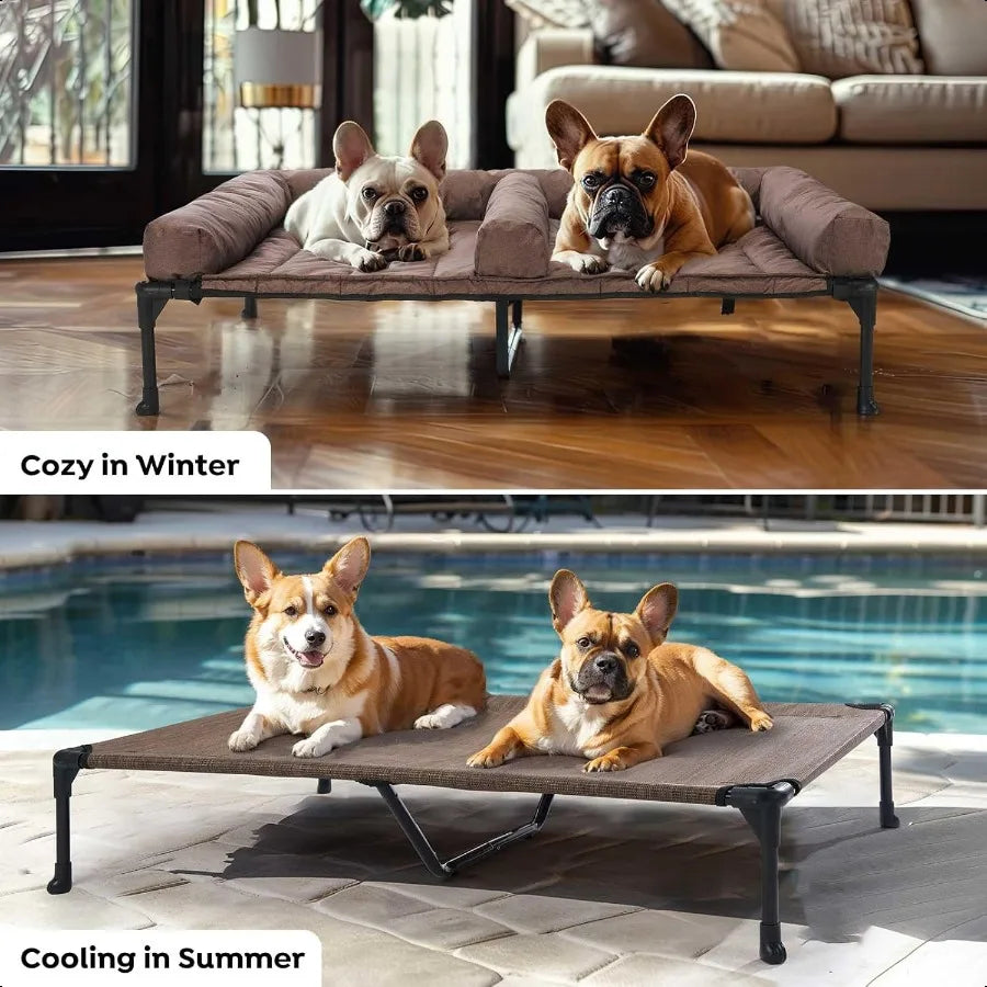 Cooling Raised Dog Bed