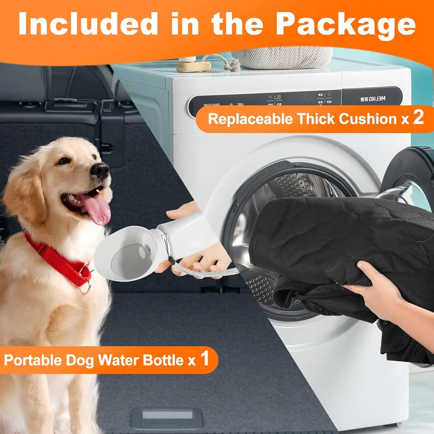 Travel Foldable Dog Car Seat