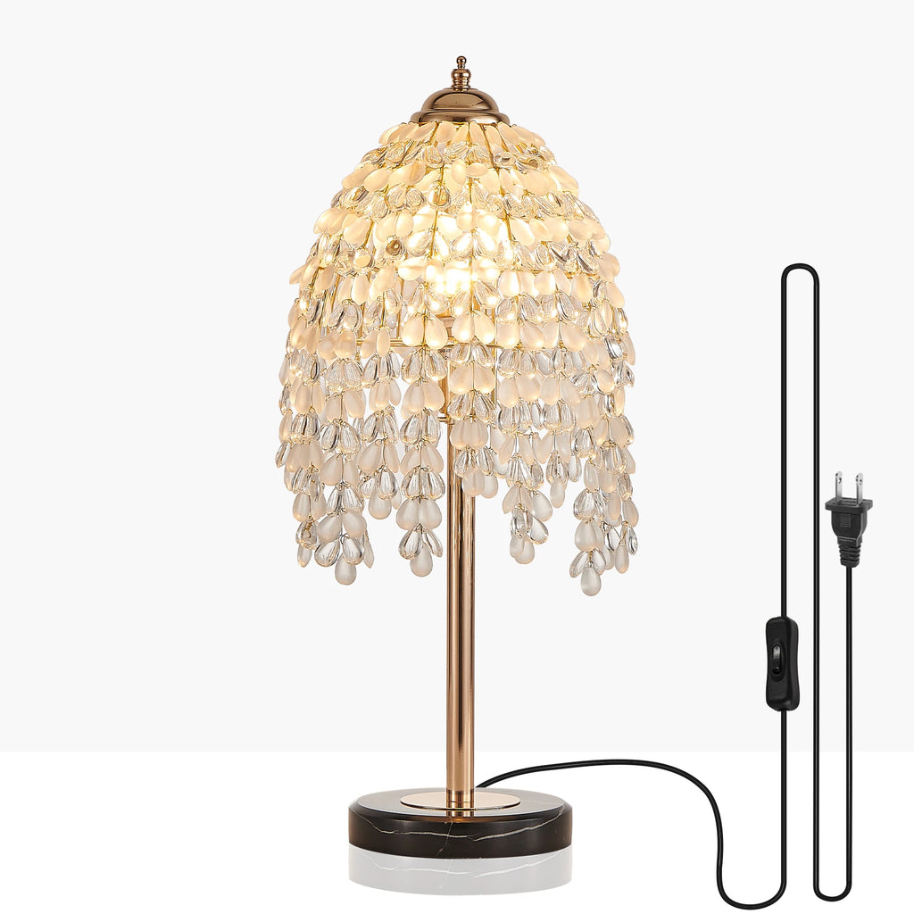 Crystal Table Waterfall Lamp