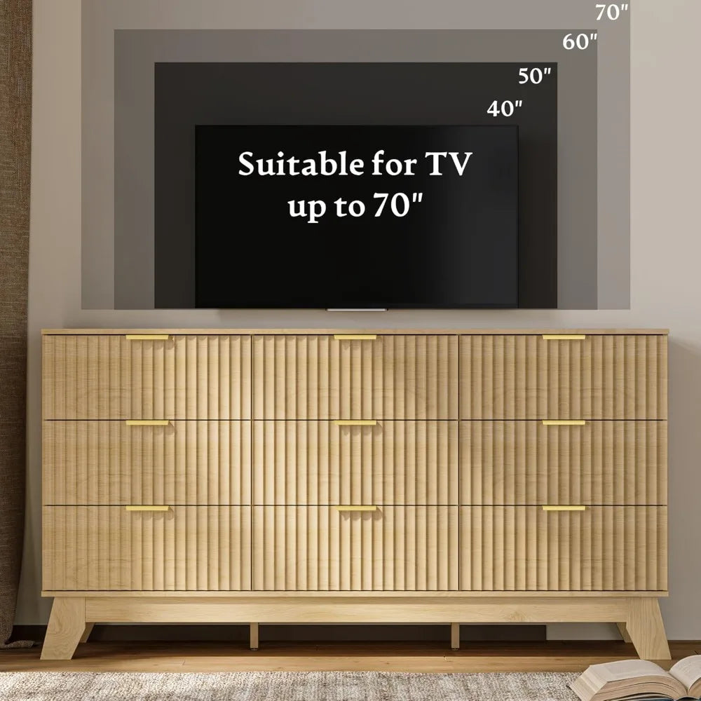 Wood Chest of Drawers/TV Stand