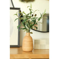 Artificial Olive Plant in Ceramic Vase