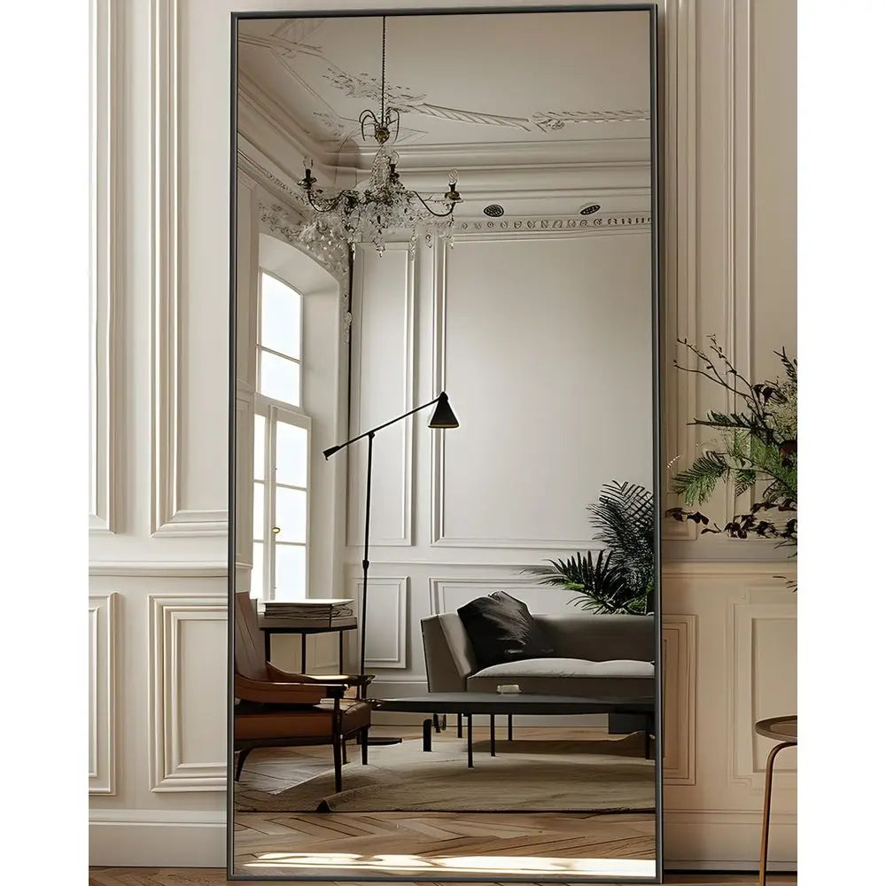 71"x28" Floor Mirror with Stand