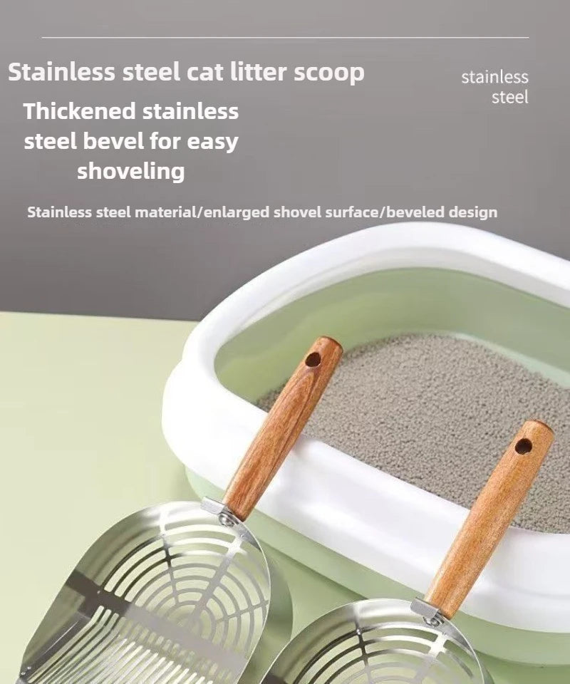 Stainless Steel Cat Litter Scoop