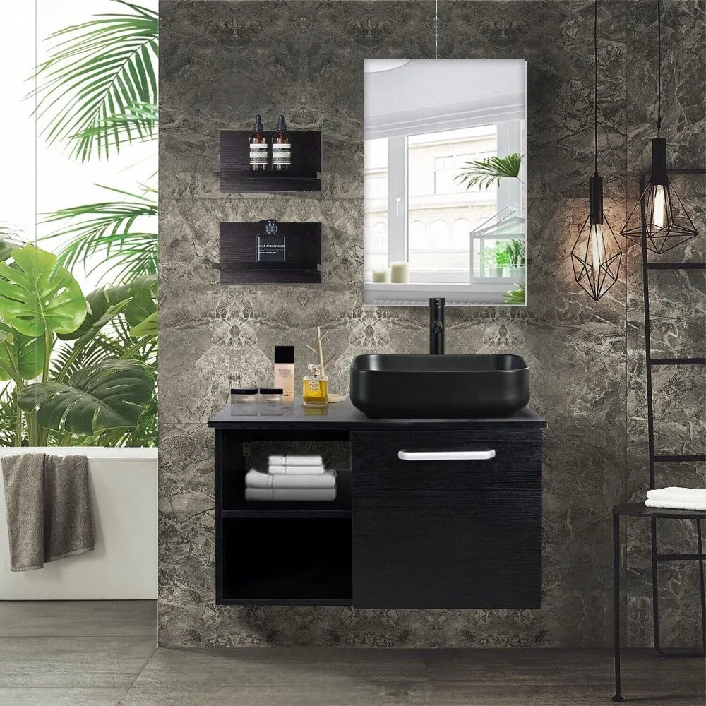 Bathroom Vanity Black Cabinet