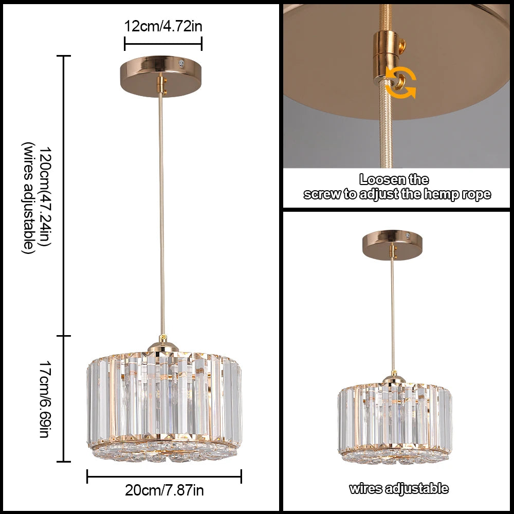 Pendant Light Crystal Led Chandelier