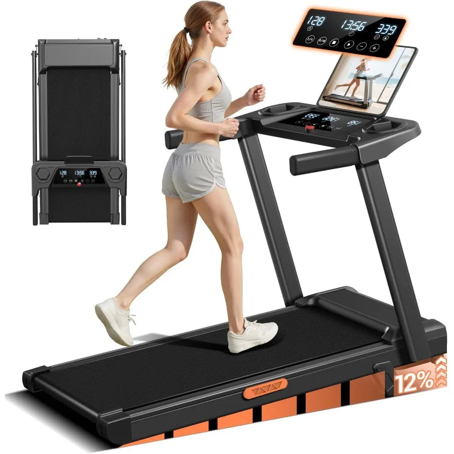 12 Incline Treadmill with Handle