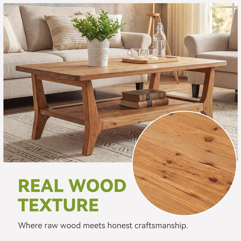 Solid Wood Coffee Table