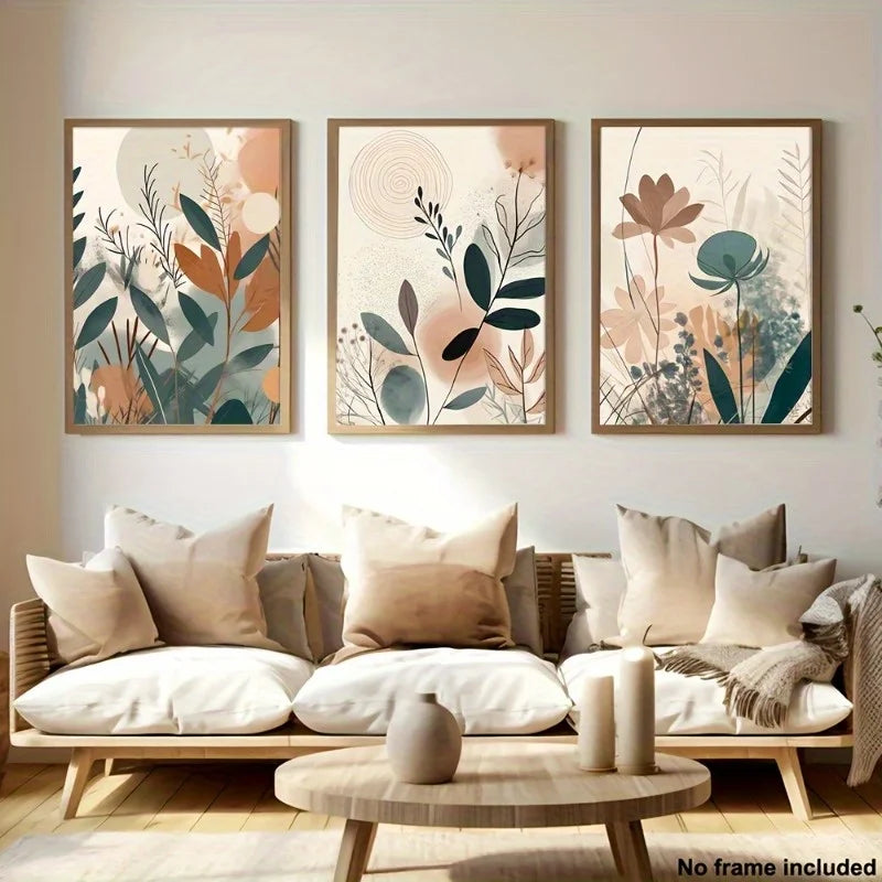 2D Bohemian Floral Wall Decor,
