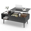 Lift Top Coffee Table w/Storage Shelf