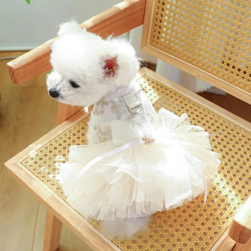 Dog Princess Dress w/Pulling Cord