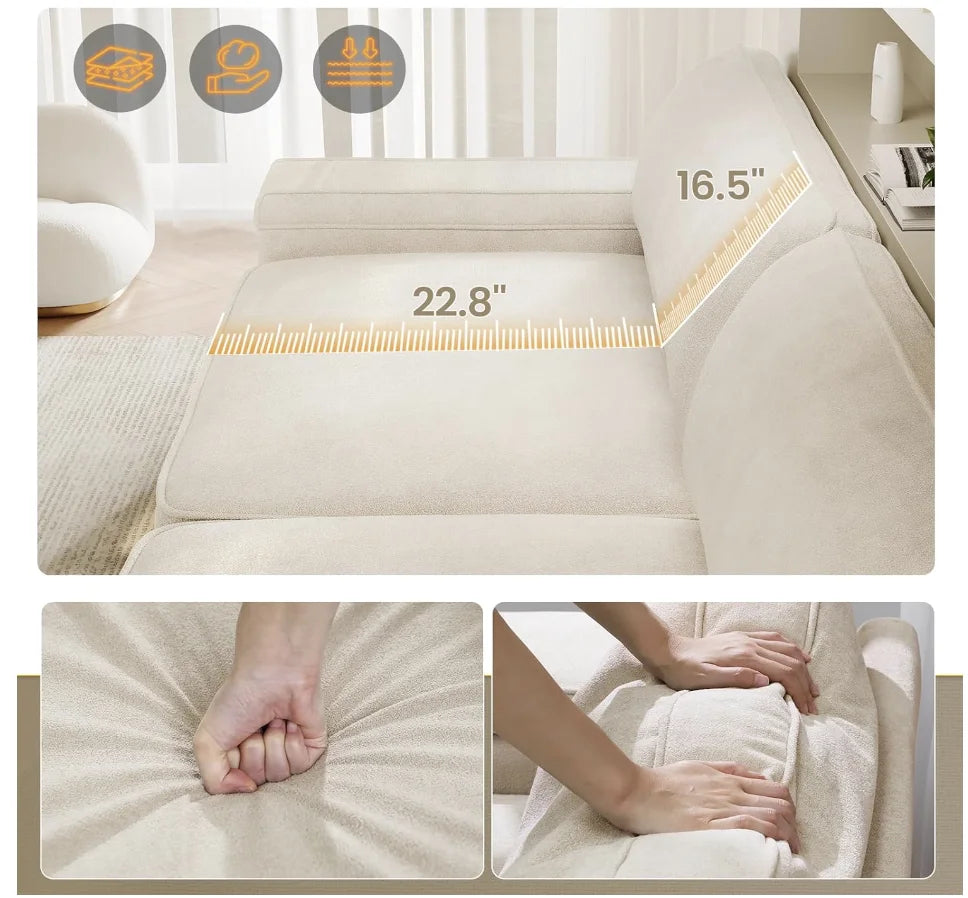 Comfy Couch w/Extra Deep Seats