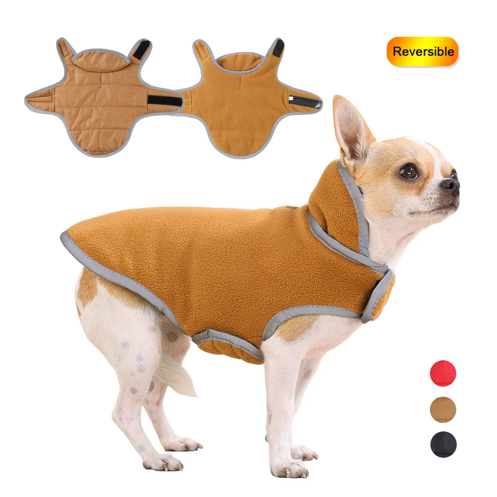 Warm Fleece Dog Vest Jacket