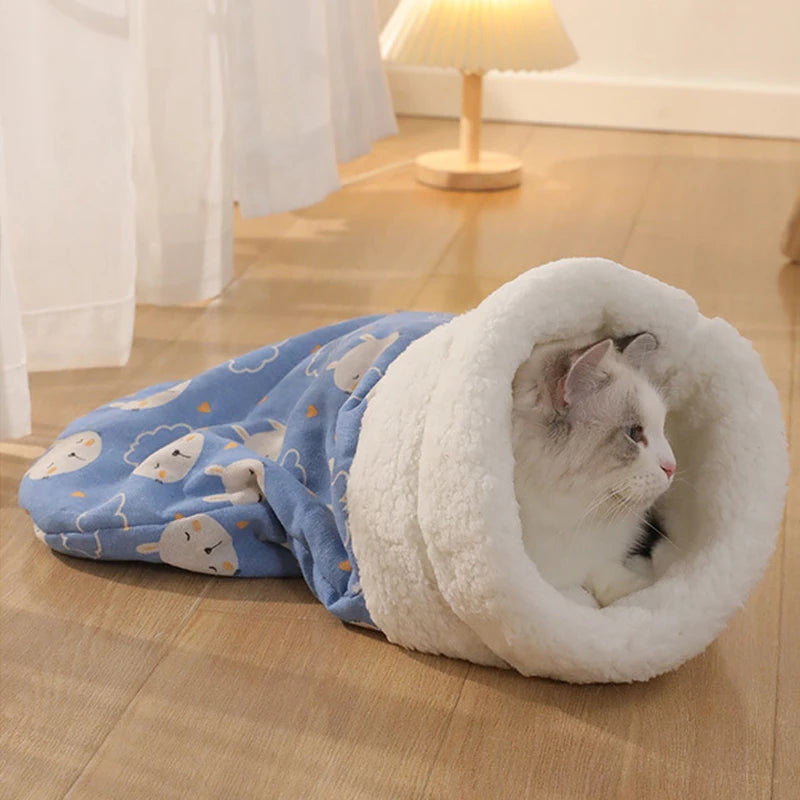 Soft and Fluffy Cat Sleeping Bag