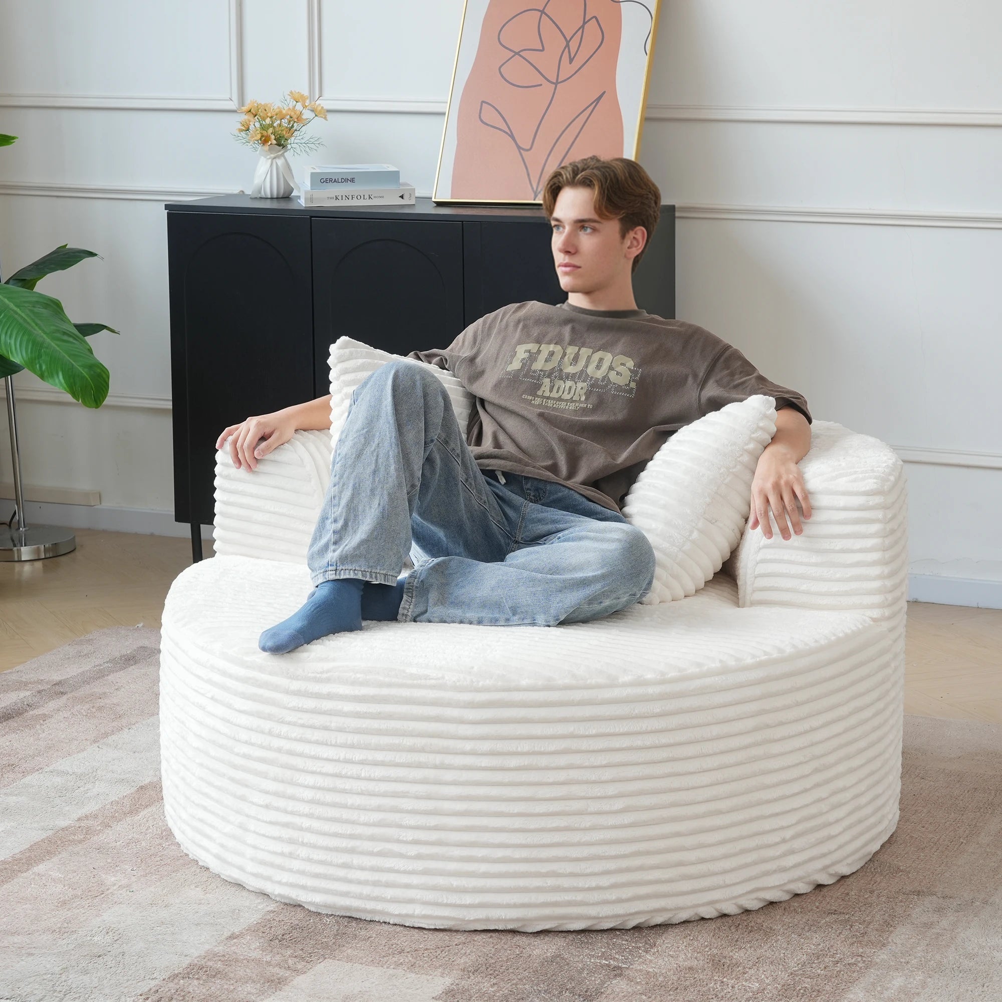 Comfortable Oversized Round Chair