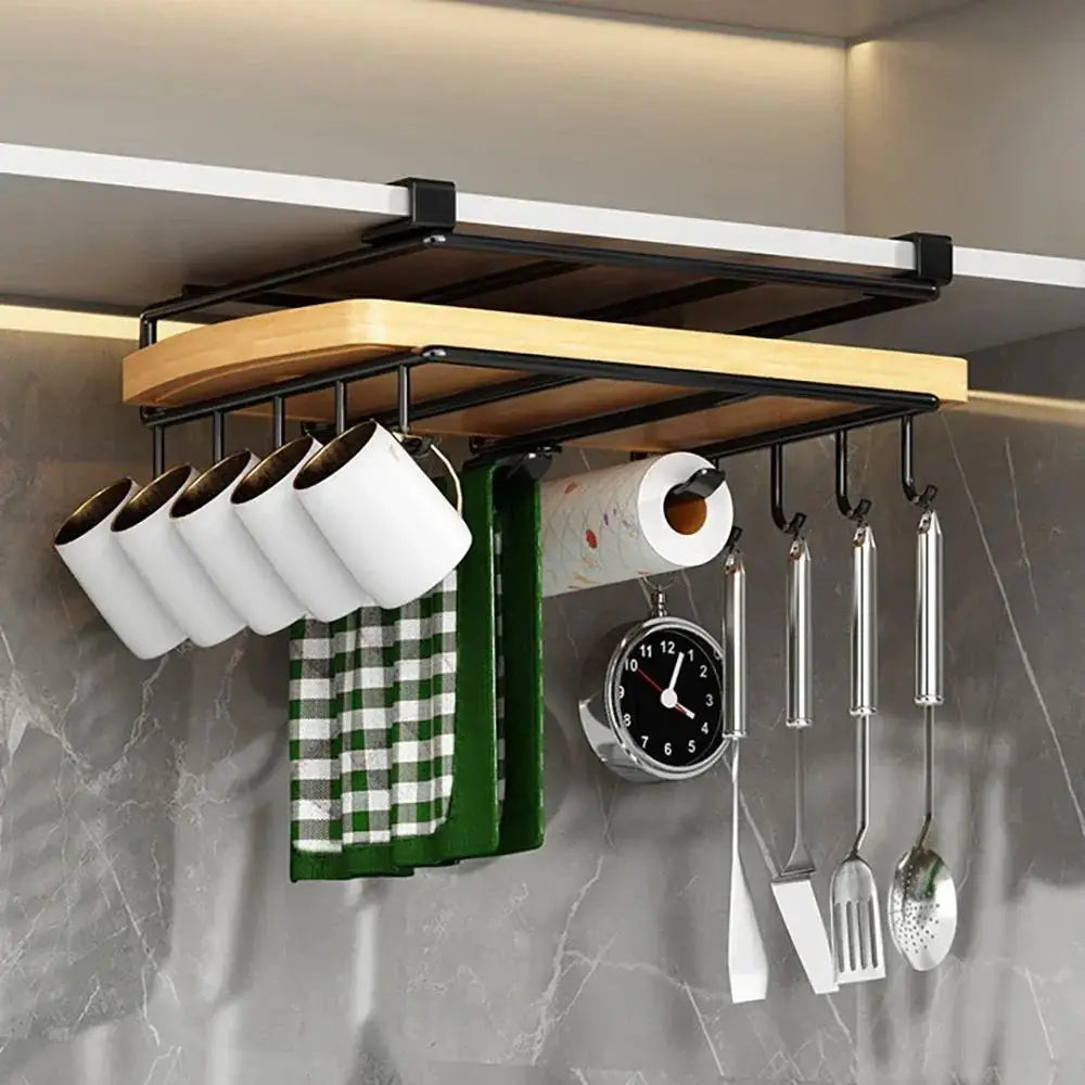 Organizer with Hooks for Pots/Pans