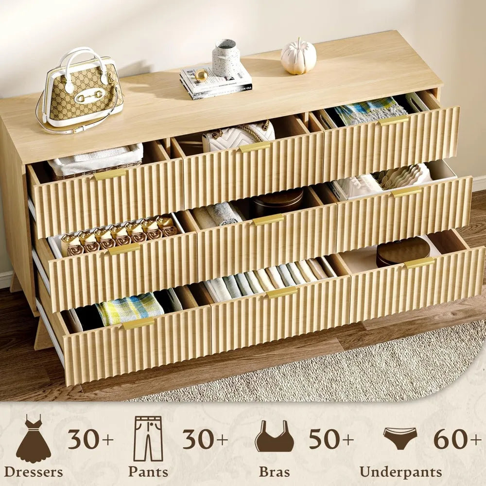 Wood Chest of Drawers/TV Stand